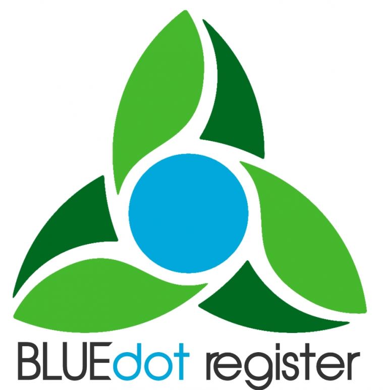 BLUEdotRegister Logo