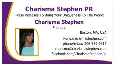 CharismaStephenPR Logo