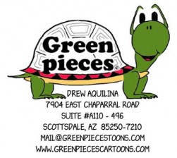 greenpiecescartoons Logo