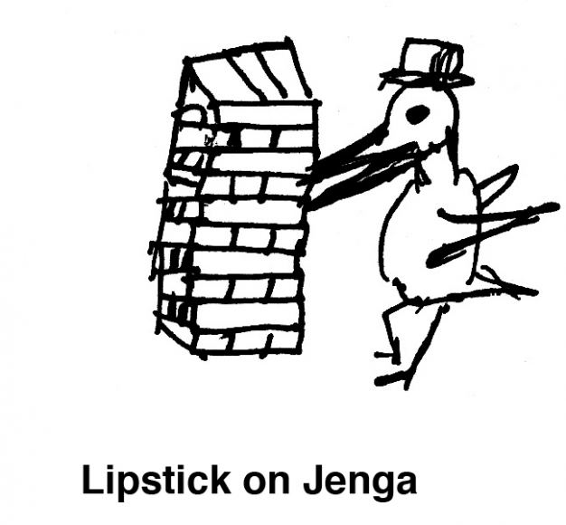 lipstickonjenga Logo