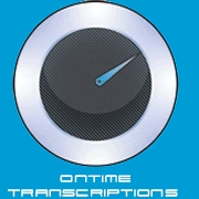 ontimetranscription Logo