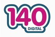 140 Digital Logo