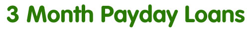 3 Month Payday Loans UK Logo