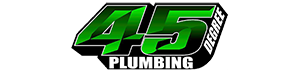 45 Degree Plumbing Logo