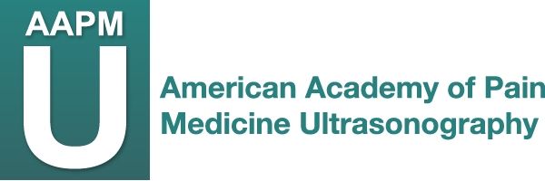 American Academy of Pain Medicine Ultrasonography Logo