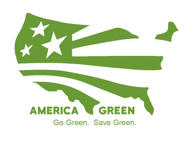 America Green Solar Logo