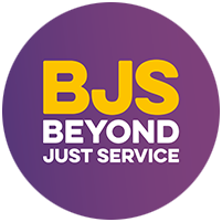 BJS BEYOND JUST SERVICE Logo