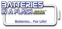 BatteriesInAFlash Logo