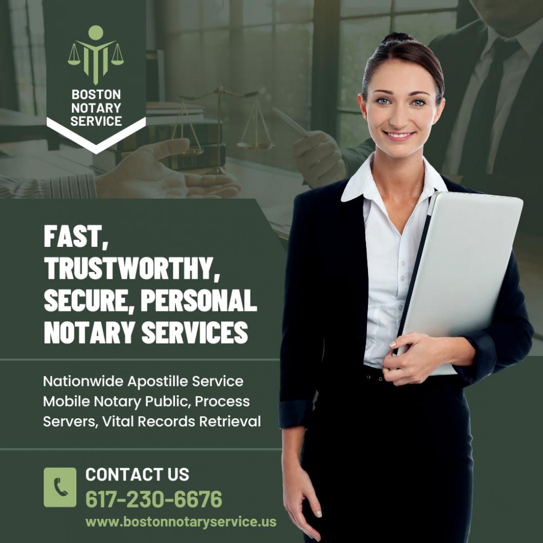 Boston Notary Service Logo