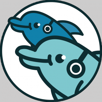 Charming Dolphins Logo