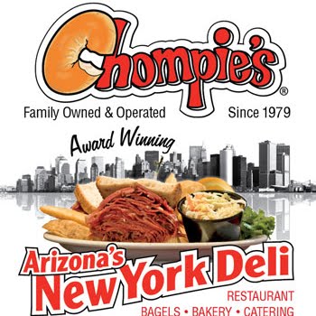 Chompie's, Arizona's NY Deli Logo