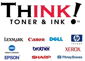 THINK! Toner & Ink Logo