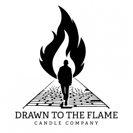 Drawn To The Flame Candle Company Logo