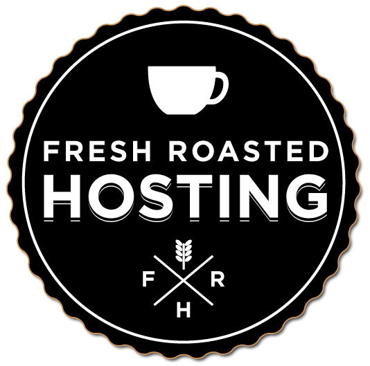 fresh roasted hosting Logo