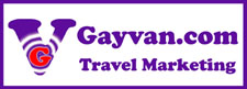 Gayvan.com Travel Marketing Logo