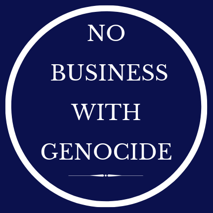 No Business with Genocide Logo