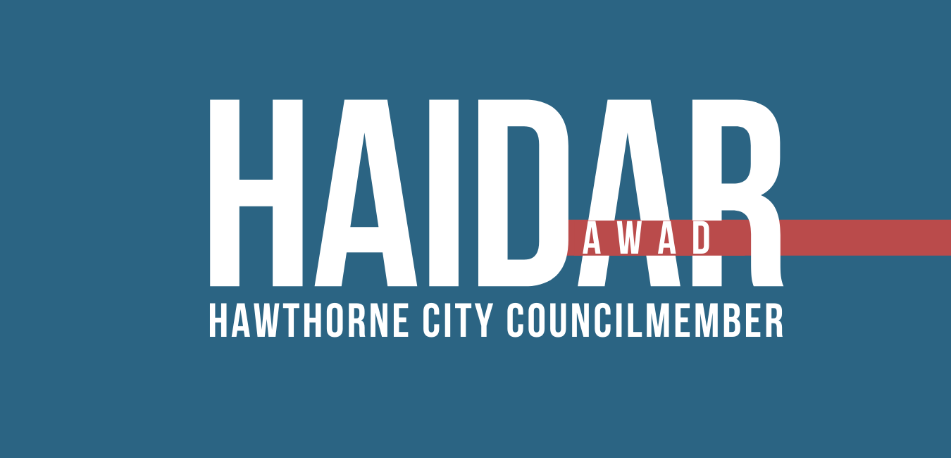 Hawthorne City Councilmember Haidar Awad Logo