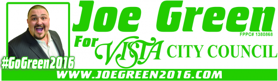 Joe Green For Vista City Council Logo