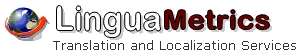 LinguaMetrics Logo