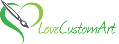 Love Custom Art - Photo Painter Logo