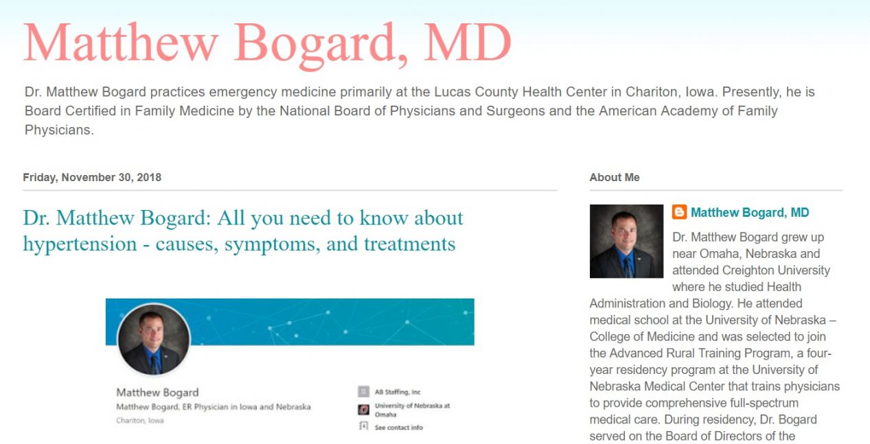 Matthew Bogard, MD Logo