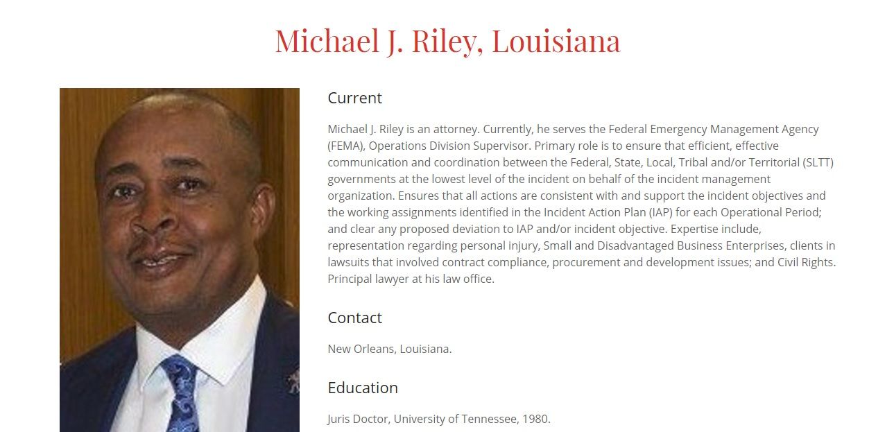 Attorney Michael Jerome Riley, Sr. Logo