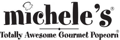 Michele's Totally Awesome Gourmet Popcorn Logo