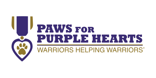 Paws for Purple Hearts Logo