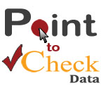 Point to Check Data, LLC Logo