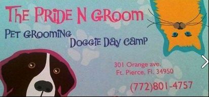 Pride N Groom Pet Grooming and Doggie Day Camp Logo