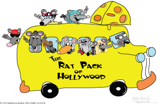 The Rat Pack of Hollywood Logo