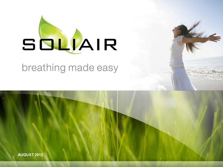 SOLIAIR™ - Breathing Made Easy! Logo