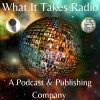 What It Takes Radio: A Podcast & Publishing Co. Logo