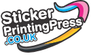 Sticker Printing Press Logo