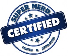 SuperNerdCertified Logo