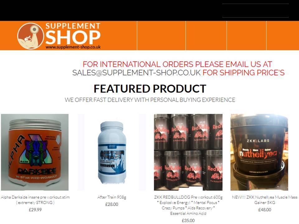 Supplement Shop Logo