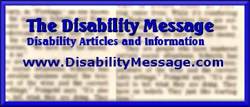 The Disability Message Logo