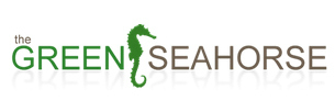 The Green Seahorse Logo