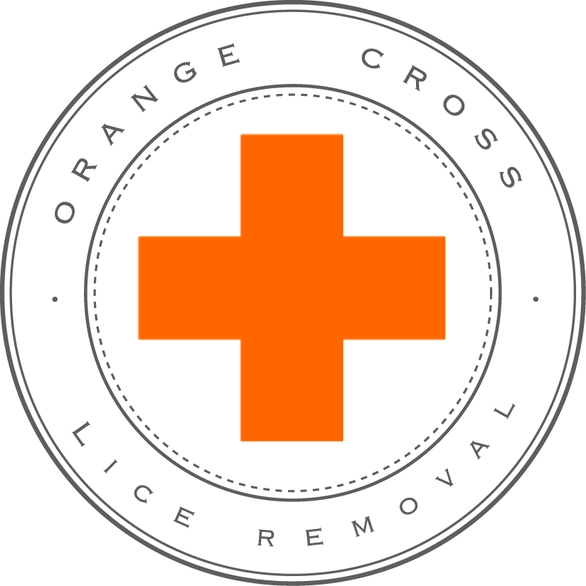 The Orange Cross Lice Removal Logo