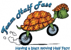 Team Half Fast Drag Bike Racing Logo