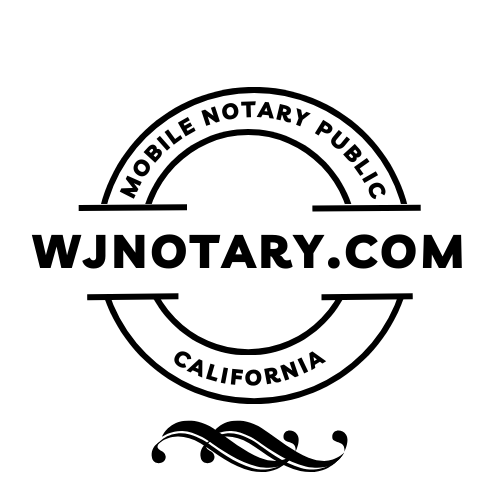 WJ Mobile Notary Logo
