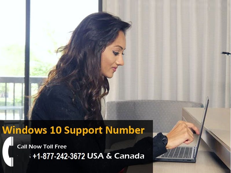 877-242-3672 Windows 10 support number Logo