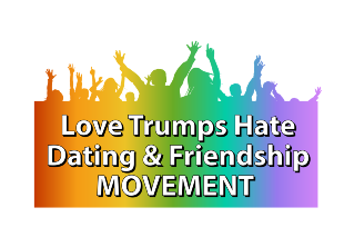 Love Trumps Hate Dating & Friendship Movement Logo