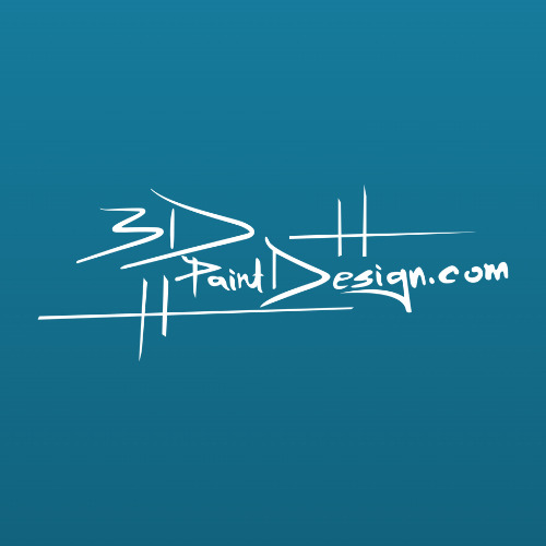 3D Paint Design Logo