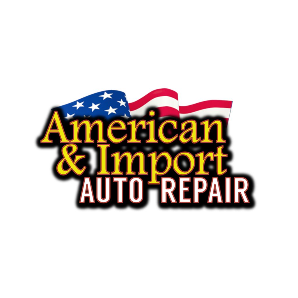 American and Import Auto Repair Logo