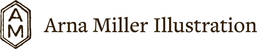 Arna Miller Illustration Logo