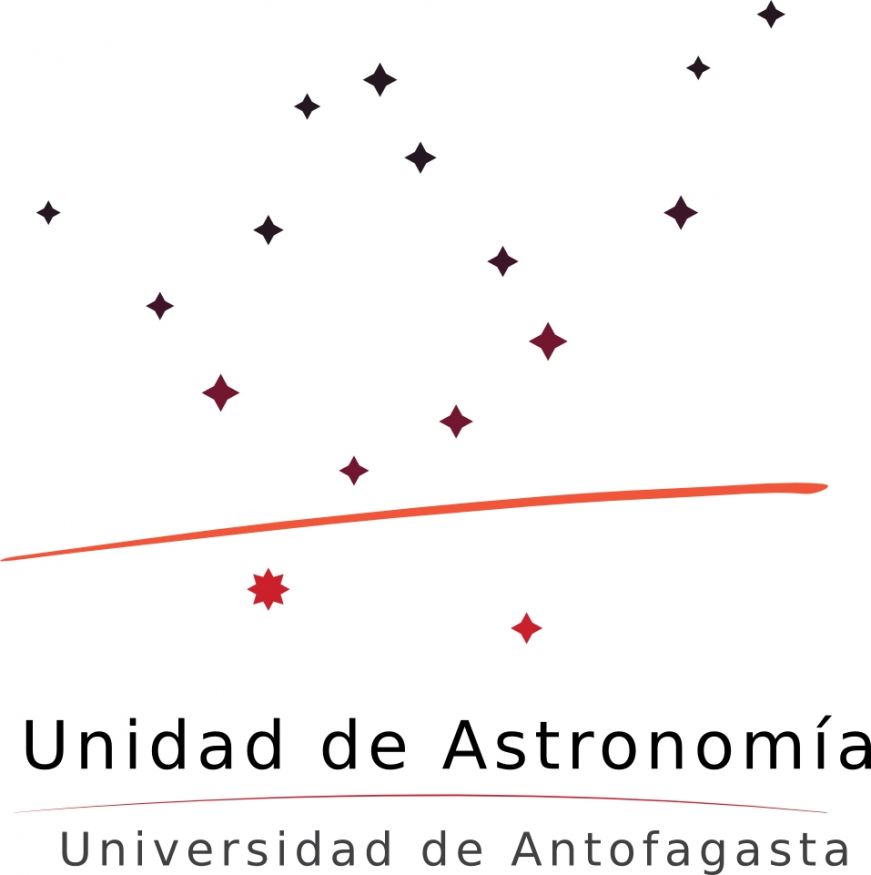 Unidad de Astronomía, U. de Antofagasta Logo