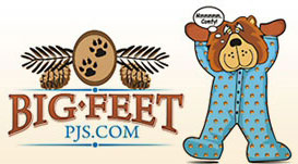 bigfeetpjsdotcom Logo