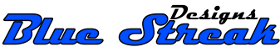 Blue Streak Designs Incorporated Logo