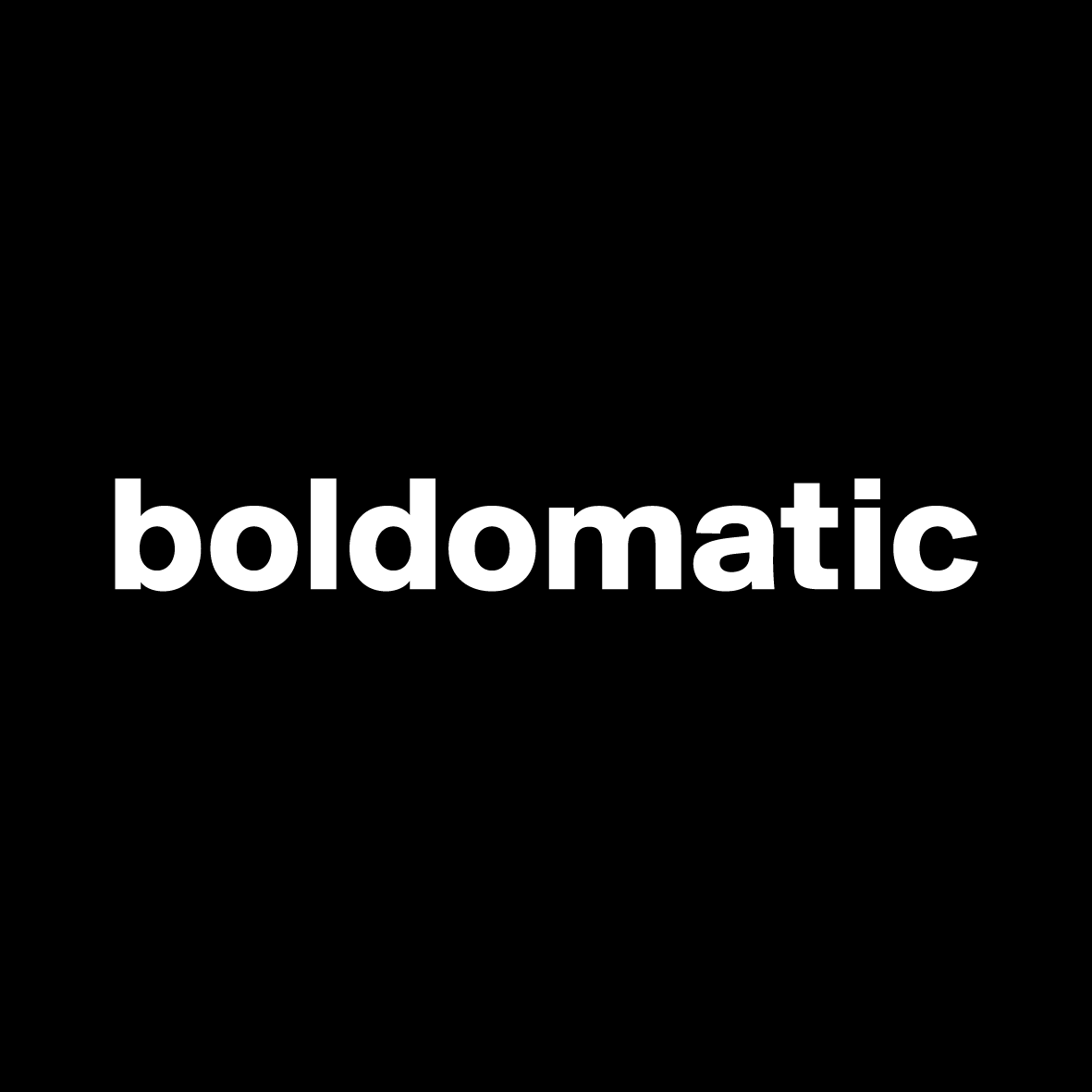 Boldomatic Logo